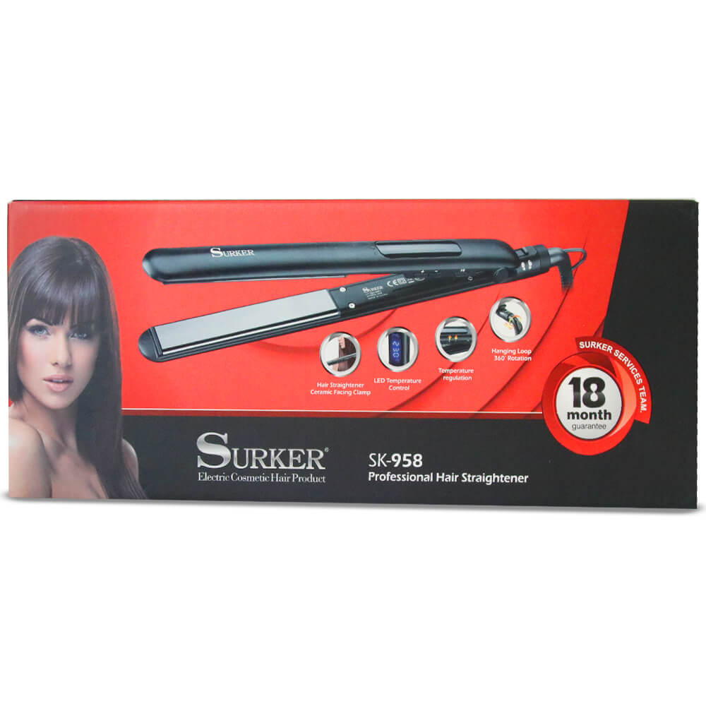 Surker professional hair clearance straightener