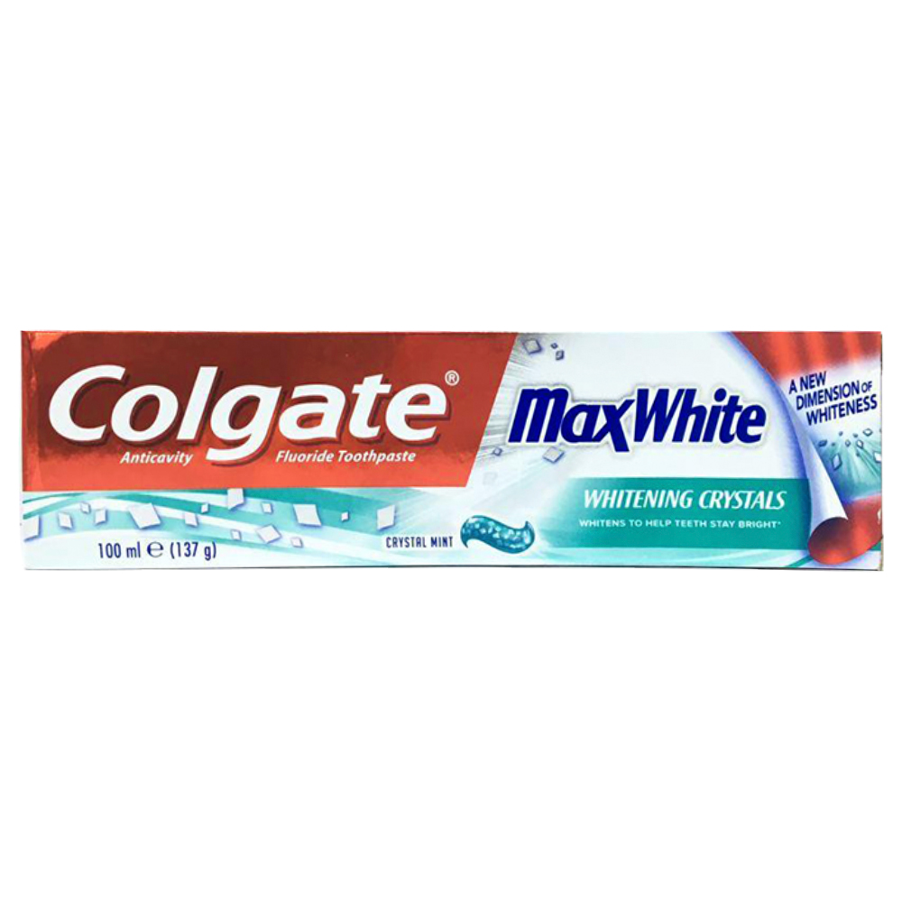 خمیر دندان سفید کننده کلگیت مدل Max White حجم 100 میل
